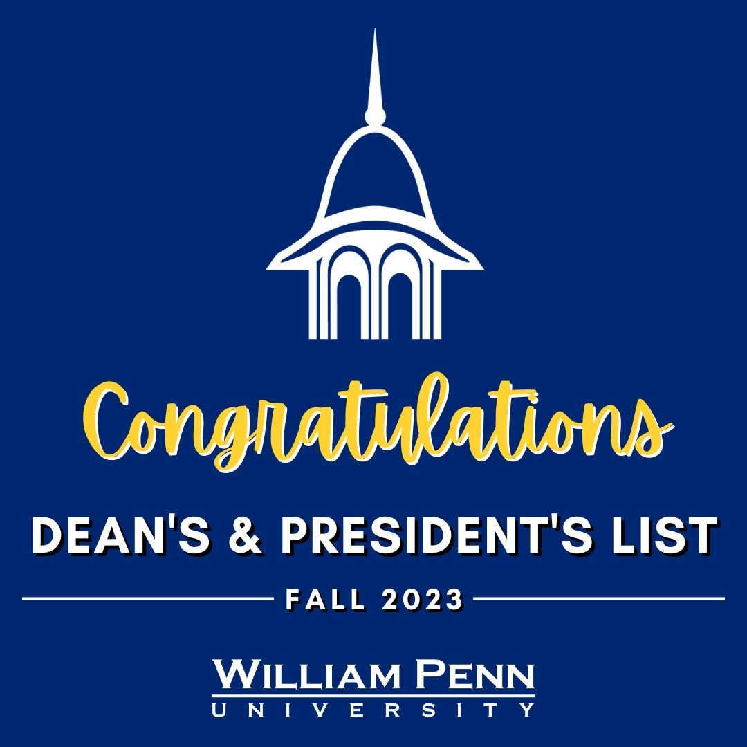 Congratulations to our students recognized on the President's and Dean's List for Fall 2023. #wpexperience Dean's List: wmpenn.edu/news-story/dea… President's List: wmpenn.edu/news-story/pre… Dean's & President's List: wmpenn.edu/get-to-know-wp…