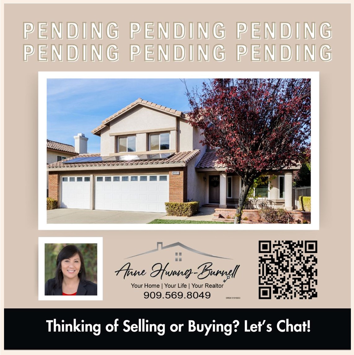 🎉 We're already in escrow! Thinking about selling or buying? 🏡 Let's talk! Reach out and let's explore your options together. 📞 

#annehwangburnellrealtor #listingtosell #listingagent
#RealEstate #Escrow #BuyOrSell