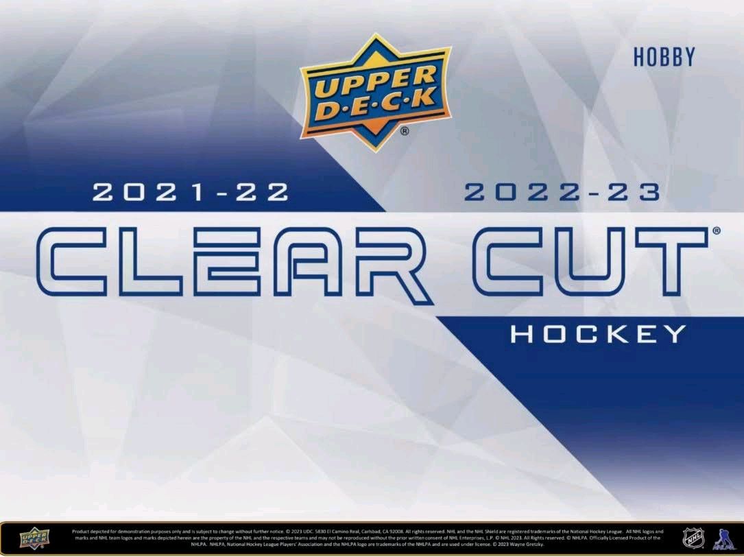 🏒 The wait is finally over! The release of Upper Deck Clear Cut Hockey - the ultimate thrill for hockey card collectors! 🚀 Don't miss your chance to score these stunning, autographed cards and elevate your collection to a whole new level! 🙌 #UpperDeckClearCut #HockeyRelease