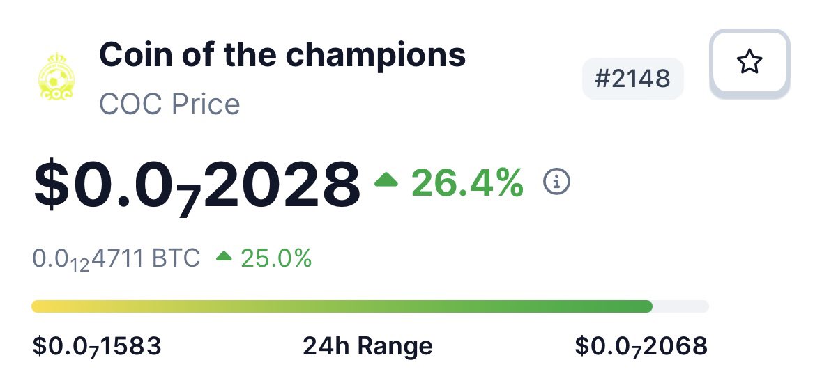 Coin Of Champions tweet media