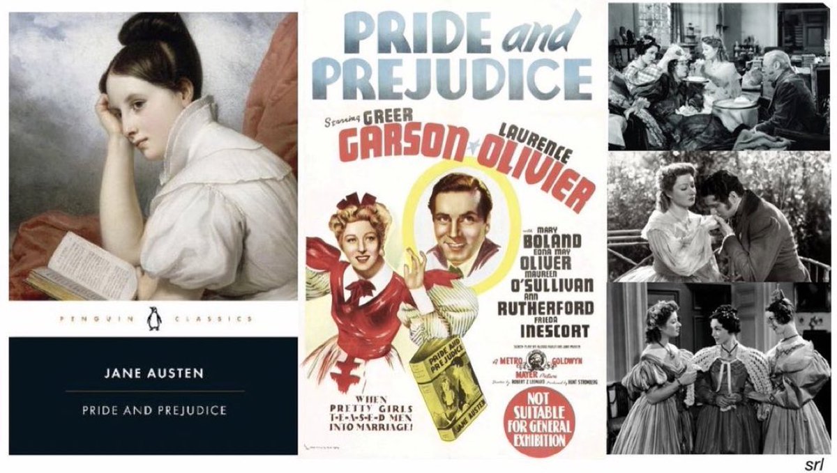 10:45pm TODAY on @BBCFOUR  👌One to Watch👌

The 1940 film🎥 “Pride and Prejudice” directed by #RobertZLeonard from a screenplay by #AldousHuxley & #JaneMurfin 

Based on #HelenJerome’s dramatisation of #JaneAusten’s 1813 novel📖

🌟#GreerGarson #LaurenceOlivier #MaryBoland