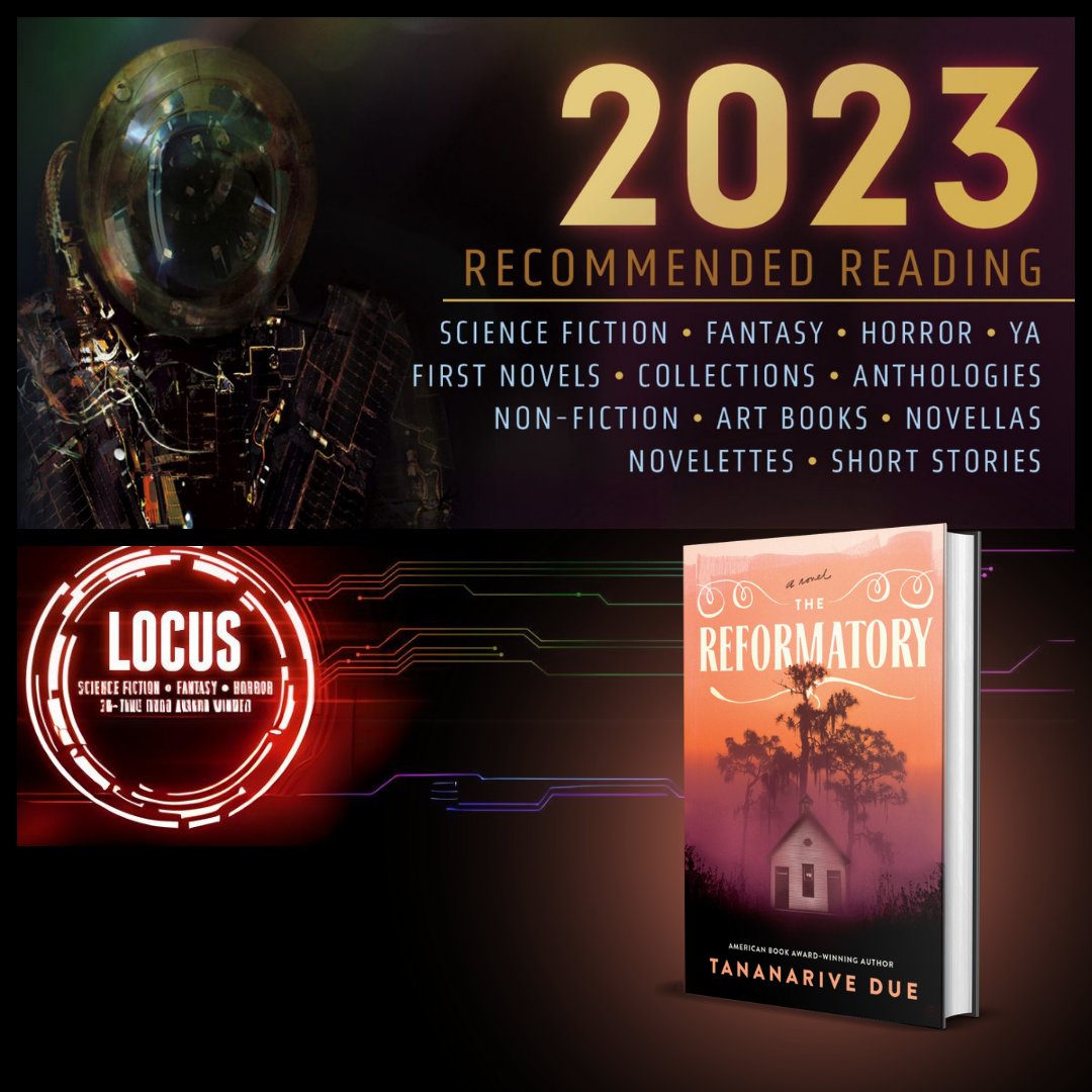 More great news! THE REFORMATORY has made the Locus Magazine recommended reading list -- so please vote for it to receive a Locus Award! Also on the list: THE WISHING POOL under Collections and 'Suppertime' under Short Stories! I couldn't be more thrilled! 😍