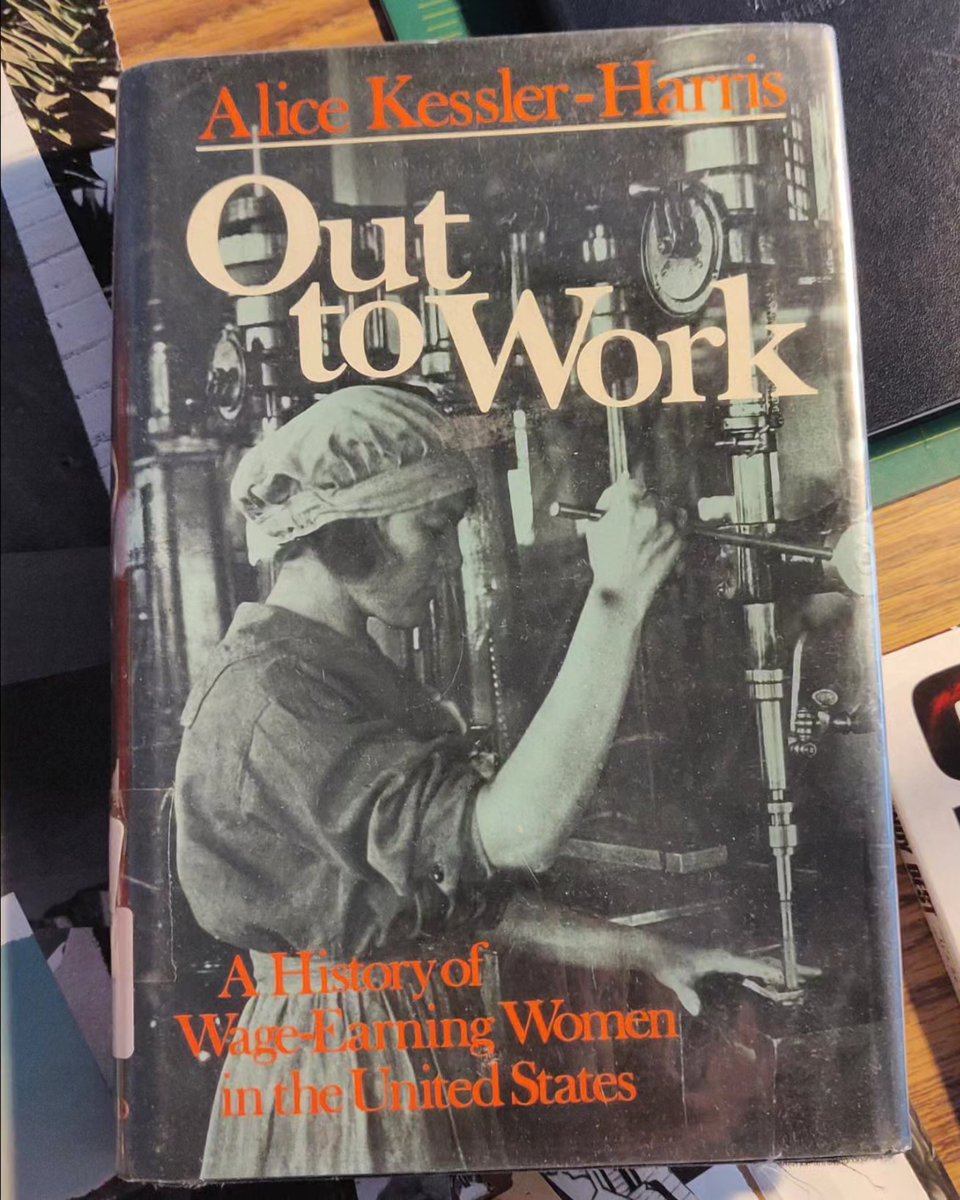 Spent the week reading 'Out to Work: A History of Wage-Earning Women in the United States' by Alice Kessler-Harris. And holy crap, is that history wild! I knew about certain eras of women's labor, but had never read something that connected them all the way Kessler-Harris does...
