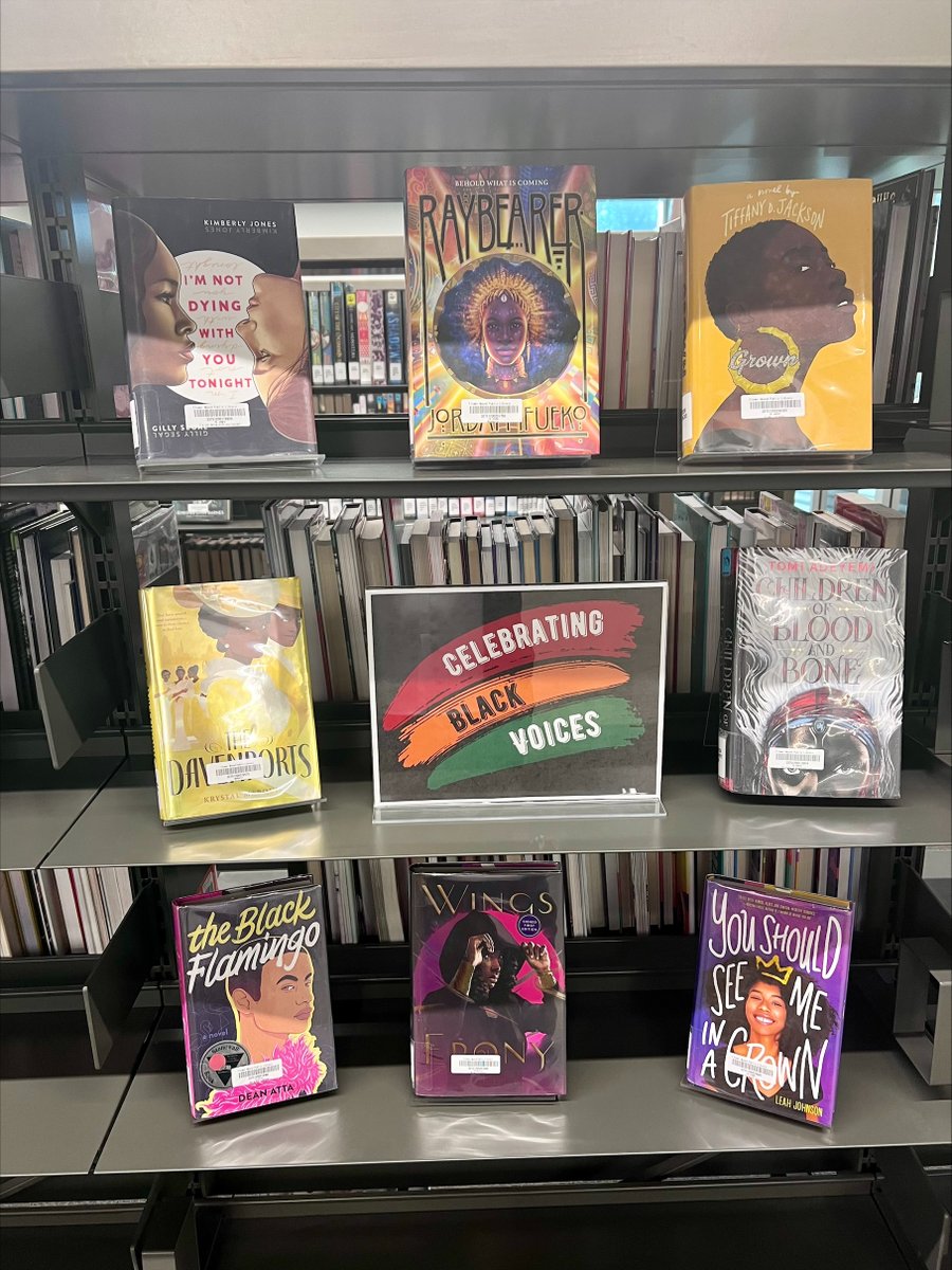 flower_mound's tweet image. February is Black History Month. This month, we commemorate and honor the immense struggles, triumphs, achievements, and contributions of Black Americans. During February, @FMPublicLibrary is featuring Black voices on their book displays. For more, visit bit.ly/3vWLjX3.