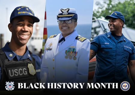 February is Black History Month

This month, we recognize the achievements and contributions of Black Americans to the Nation and the U.S. Coast Guard!