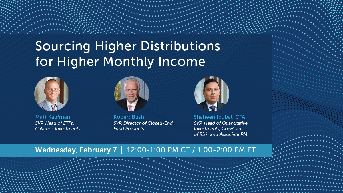 Calamos's tweet image. The current #closedendfund market creates an opportunity for investors to source higher distributions + higher returns. 

Join us to learn more about a strategy designed to capitalize on this opportunity, Calamos CEF Income &amp;amp; Arbitrage ETF ($CCEF): bit.ly/3SGFwOp