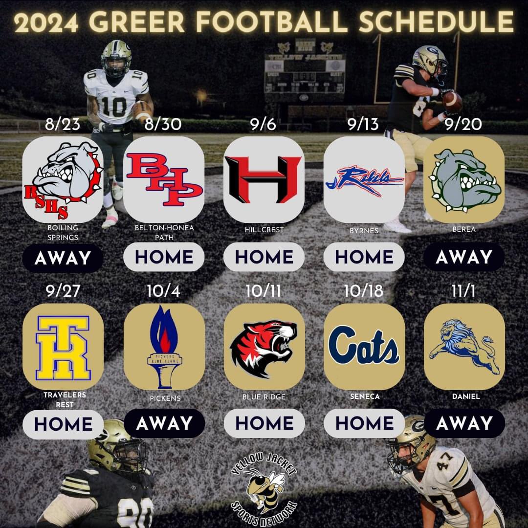 2024Greer high football road to state