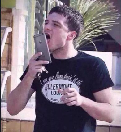 Jorge Gonzalez cuando ve una foto de el mismo #BenidormFestSemi2