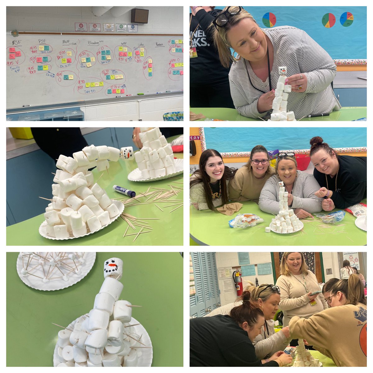 Dream team doing the most at connection day! At the end of the day we have each others back and will always put our kids first! ☃️📚🖇️