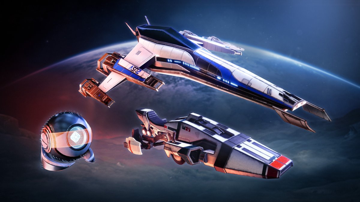 Eyes up, Commander. In celebration with our partners at @BioWare, all players can claim the Alliance Requisition Bundle at no cost: 💠 Enhanced Defense Ghost Shell 🚀 Alliance Scout Frigate Ship 🚲 Alliance Drop Ship Sparrow Available February 13, 2024.