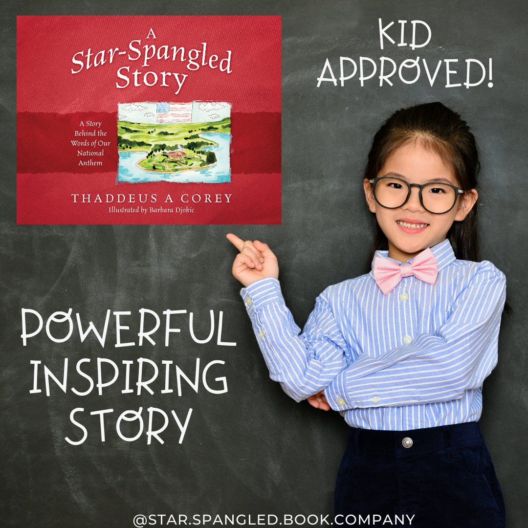 A powerful and inspiring story that is kid approved! 

Learn more today at StarSpangledBookCompany.com

#kidsbook #childrensbook #patrioticstory #patriotickidsbook #americasstory #nationalanthem