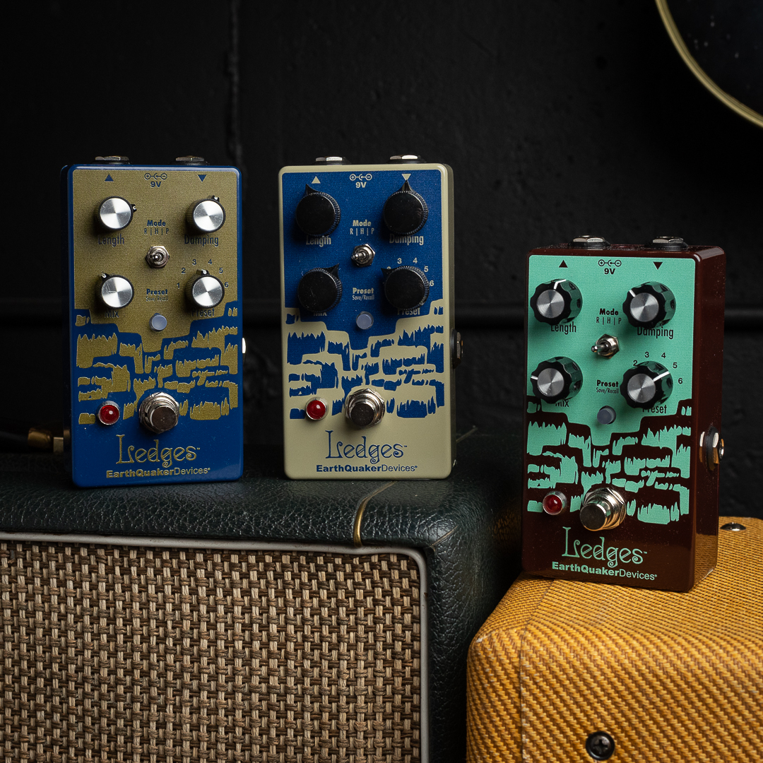 ChicagoMusicEx's tweet photo. Shop One-Of-A-Kind finishes on one of @earthquakerdev latest effect pedals, the Ledges Tri-Dimensional Reverberation Machine! Shop the unique. one-of-a-kind knob/finish combinations that you can only find at CME! https://t.co/xgP2QFBuVi #CME #EarthQuakerDev #EarthQuakerDevices https://t.co/KeBySapqDj