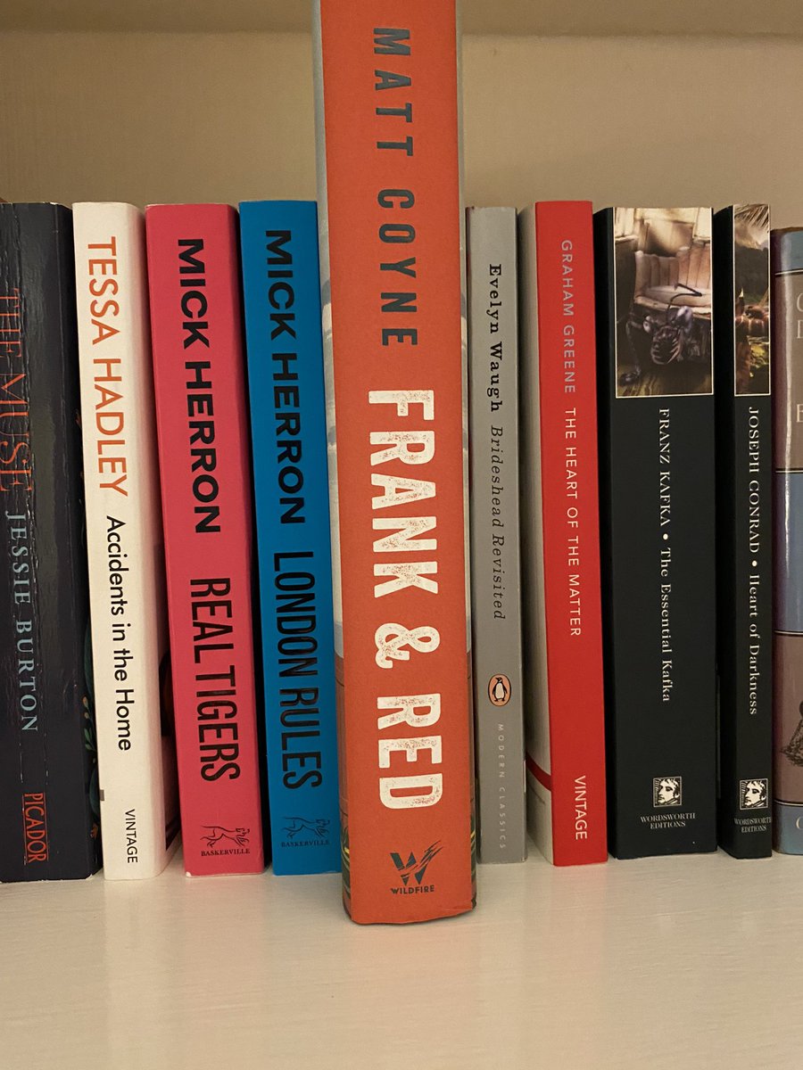 JamesStorey1973's tweet photo. Many congratulations to @mattcoyney on publication of #frankandred now taking centre stage on my bookcase after a lovely evening @WstoneSheffield. https://t.co/bug6FVy1pg