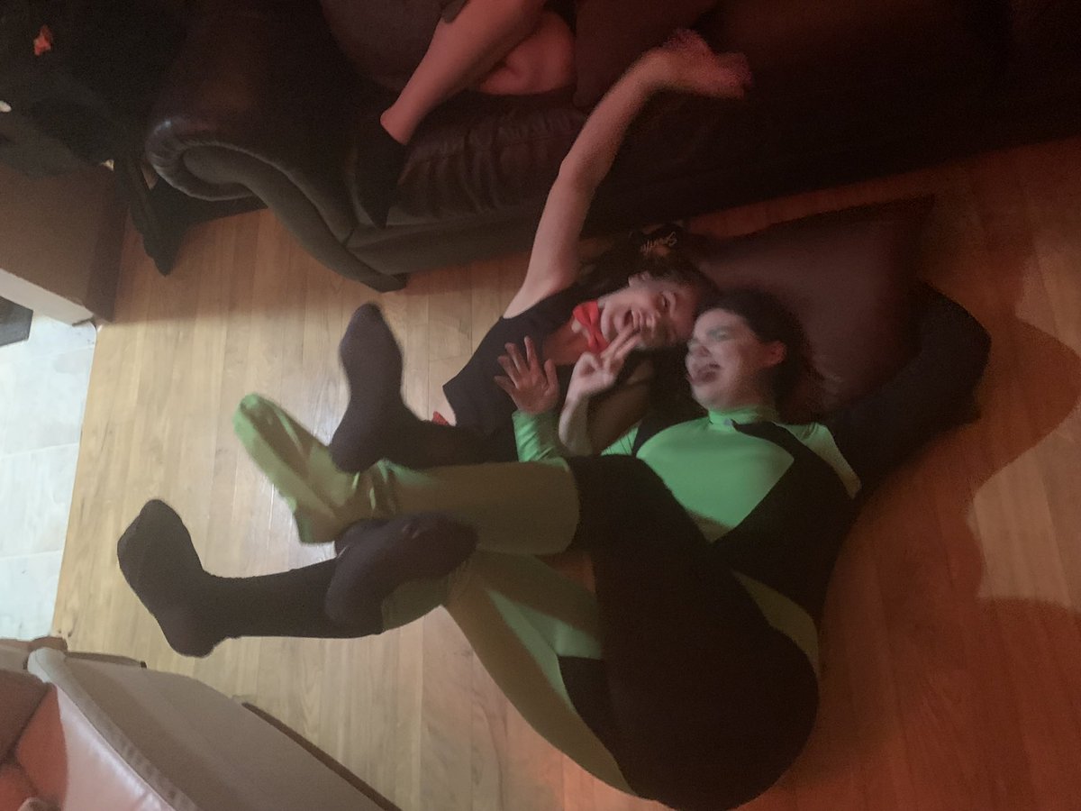 Ecosby121's tweet photo. I cannot believe that I actually WON TAYLOR SWIFT tickets and get to take my best friend in the world!! This picture is from a Halloween party where we sang All Too Well 10 min version and made everyone watch the whole thing! Nov 23rd we will be singing along with Taylor herself! https://t.co/Q5tbLk4T3I