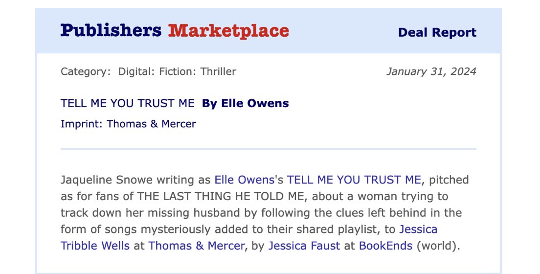 I’ve been waiting to announce this for months!!!! THIS IS A DREAM COME TRUE! 

<a href="/BookEndsJessica/">Jessica Faust</a> you are the best ❤️