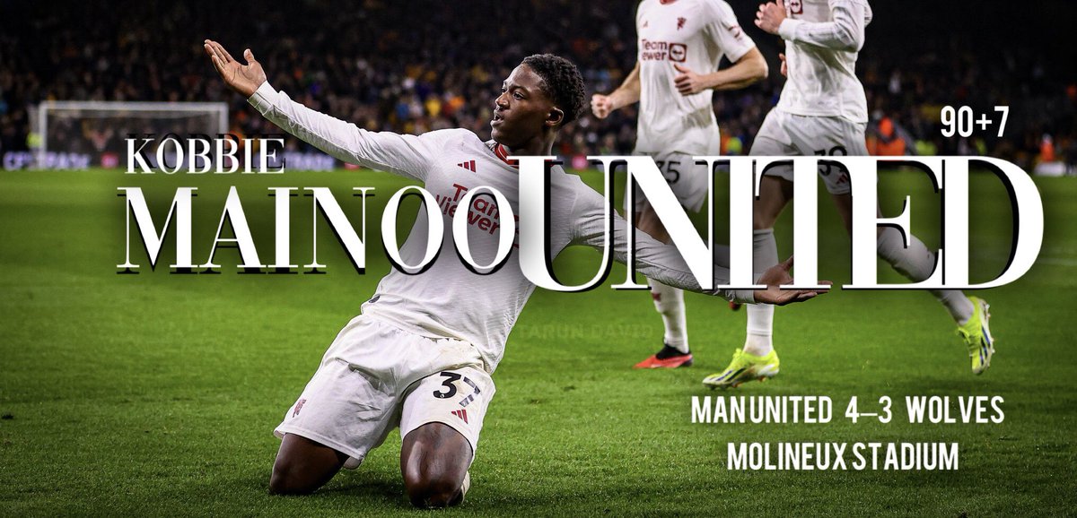 Take a bow MAINOOO!! 👏👏

 #MUFC #WOLMUN #manchesterunited #mainoounited #kobbiemainoo