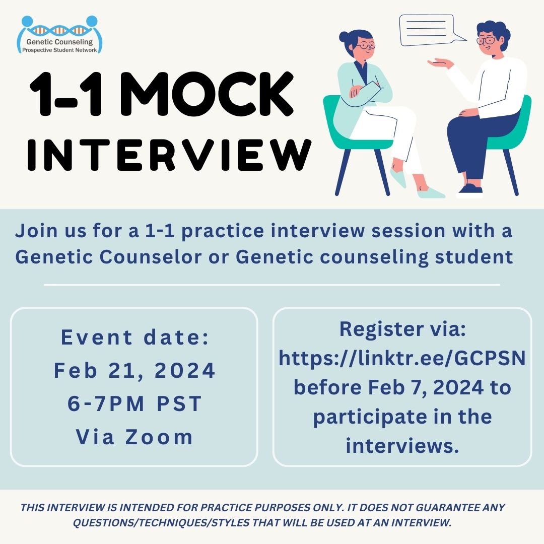 Genetic Counseling Prospective Student Network tweet media