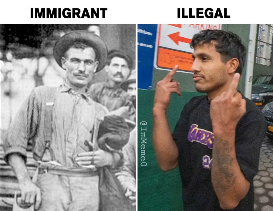 ULTRA_MAJESTY's tweet photo. @CollinRugg The man on the left is American, the one on the right is a Democrat. https://t.co/nvEmXQ2TSX
