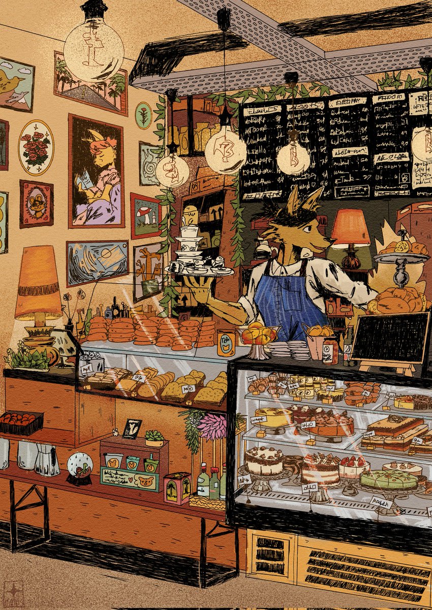 xnoons's tweet photo. cozy cafe ☕️
#furry #furryartist #furryart https://t.co/jNDj6URDev