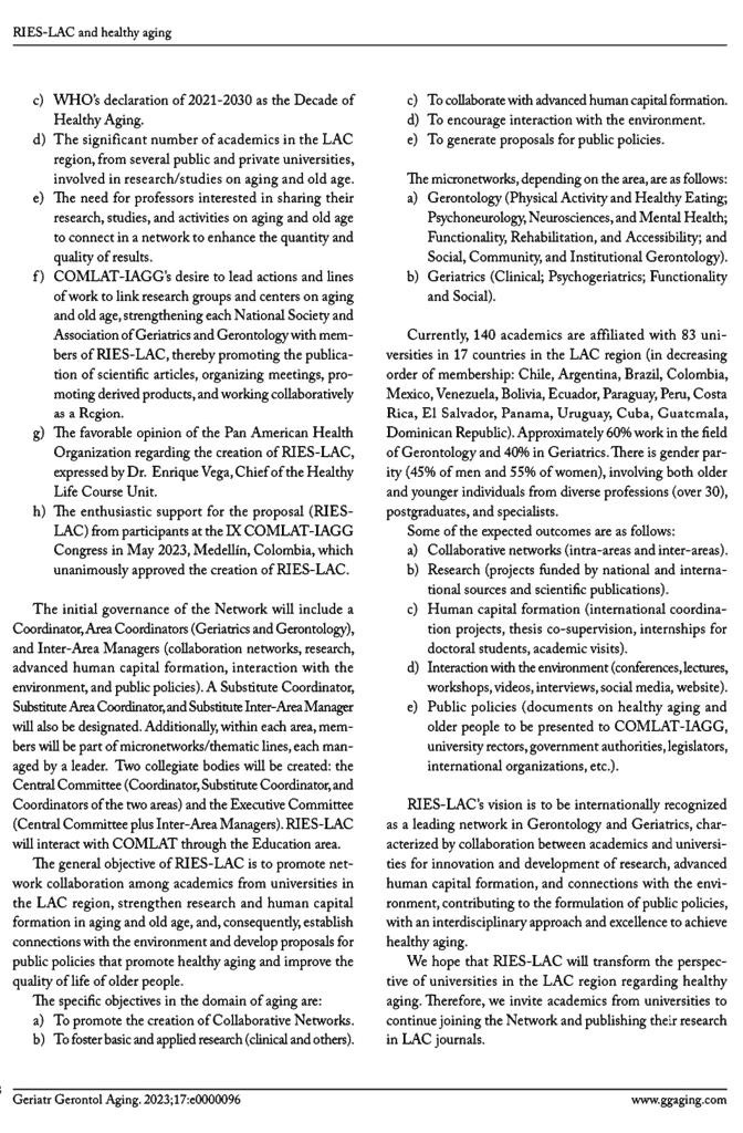 Comité Latinoamericano de Geriatria e Gerontologia tweet media