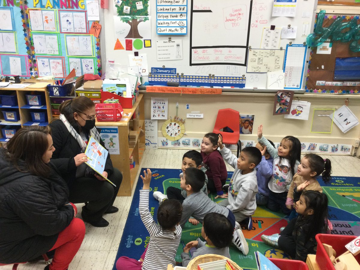 CCDOM1's tweet photo. Volunteer readers from RWJ Barnabas Health in New Brunswick visited one of our preschools for a Martin Luther King Jr. Day celebration! 📖
Approximately 15 readers came over the course of 2 days to read to the students at YES Early Learning Center at St. Ladislaus. 📚
#ccdom https://t.co/6Fop3M6vlH