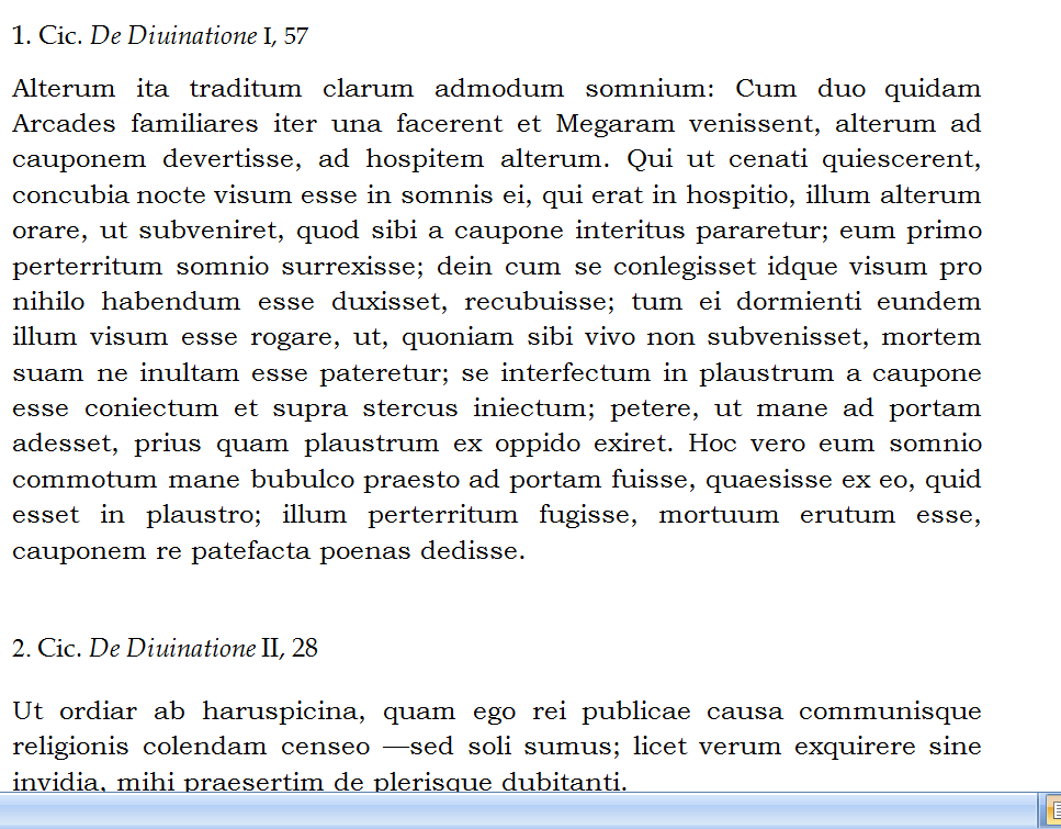 Iam paratast sessio sexta huius cursus apud <a href="/patillimona/">Pati Llimona</a> cras habenda, hora quarta et dimidia postmeridiana. Venite frequentes, de arte divinatoria colloquemur una cum Cirerone!