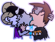GyborgE_Art's tweet photo. So, i was thinking of making valentines doodles of my two characters and release them all on valentines. This is the first one as a appetizer #loveisnotdead https://t.co/FngAM41wcv