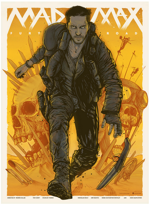 Fantastic poster for Mad Max: Fury Road by @berkaydaglar #MadMax