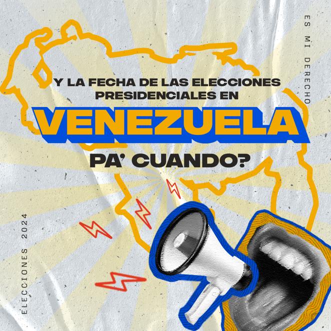 1000CarasVe's tweet photo. Los jóvenes venezolanos exigimos ejercer nuestro derecho al voto y participar activamente en la construcción de un mejor país.

Exigimos una fecha clara y transparente para las elecciones. 

Los jovenes queremos decidir! #YLasPresidencialesPaCuando https://t.co/5LWyr0YrkR