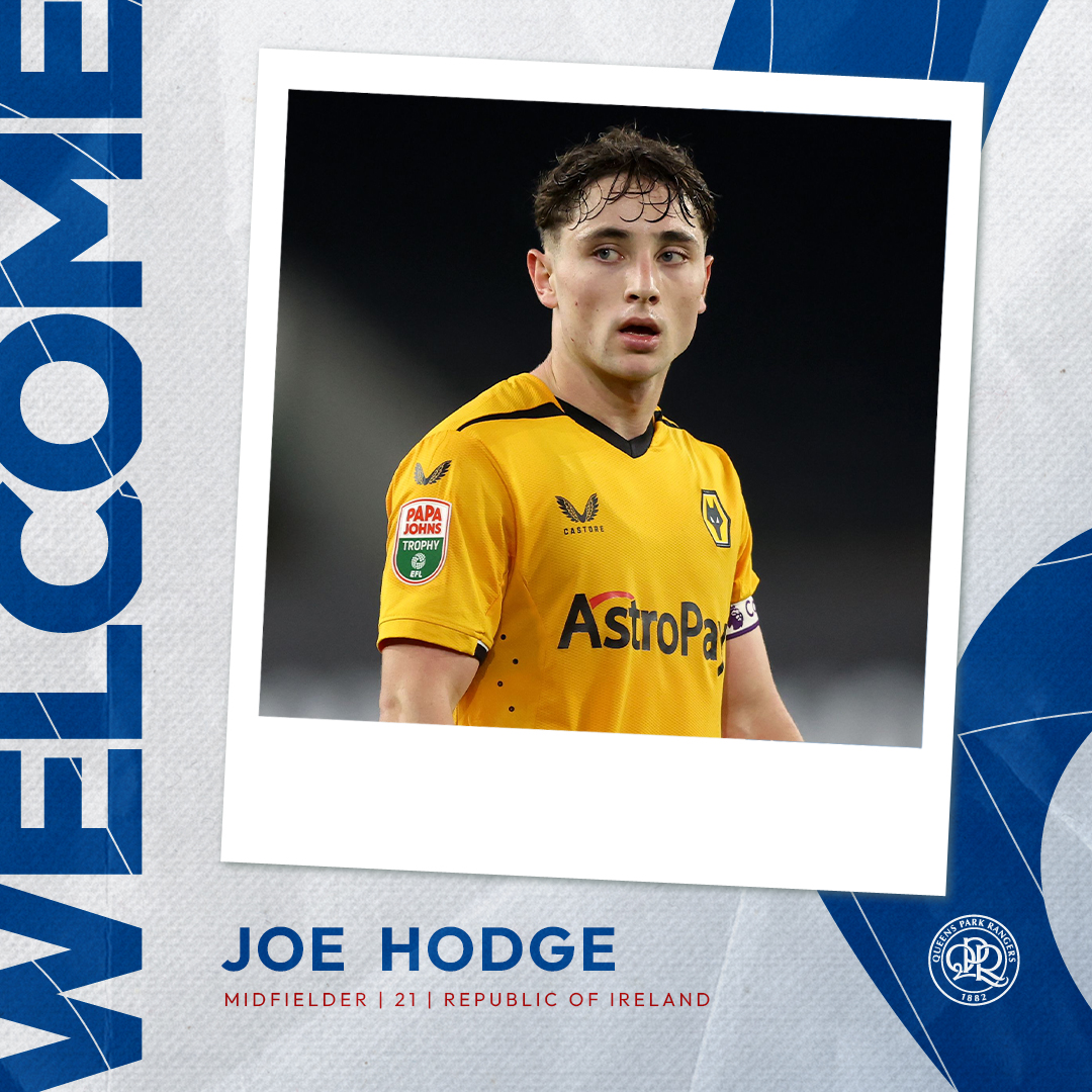 QPR's tweet photo. 🤝 𝗝𝗢𝗘 𝗝𝗢𝗜𝗡𝗦 🤝

A late Deadline Day deal as Wolves youngster Joe Hodge joins on loan 🔄