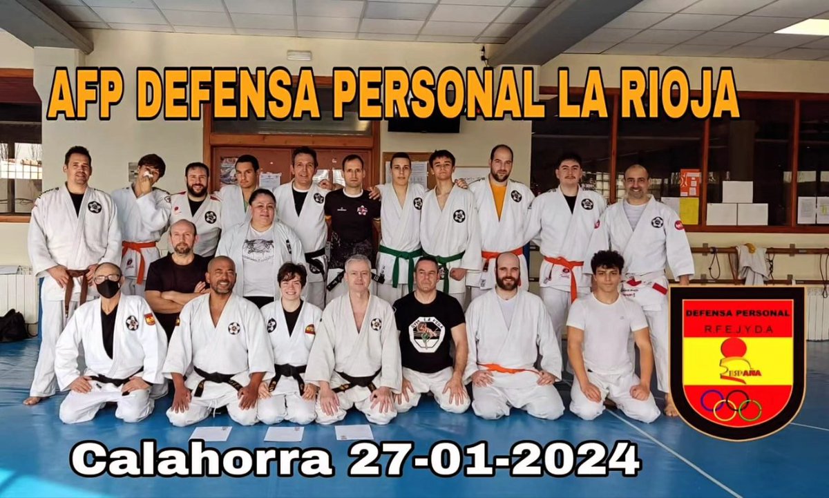 Clubjiujitsuvi1's tweet photo. Varios de los miembros de nuestro CLUBFAMILIA participaron el 27-01-24 en el Aula de Formación Permanente en La Rioja impartida por Eduardo Jiménez MEN y Especialista en DPO y DPM. Posteriormente por la tarde una de nuestras peques participo en los Juegos Deportivos de Judo https://t.co/kbUZZKwPNe