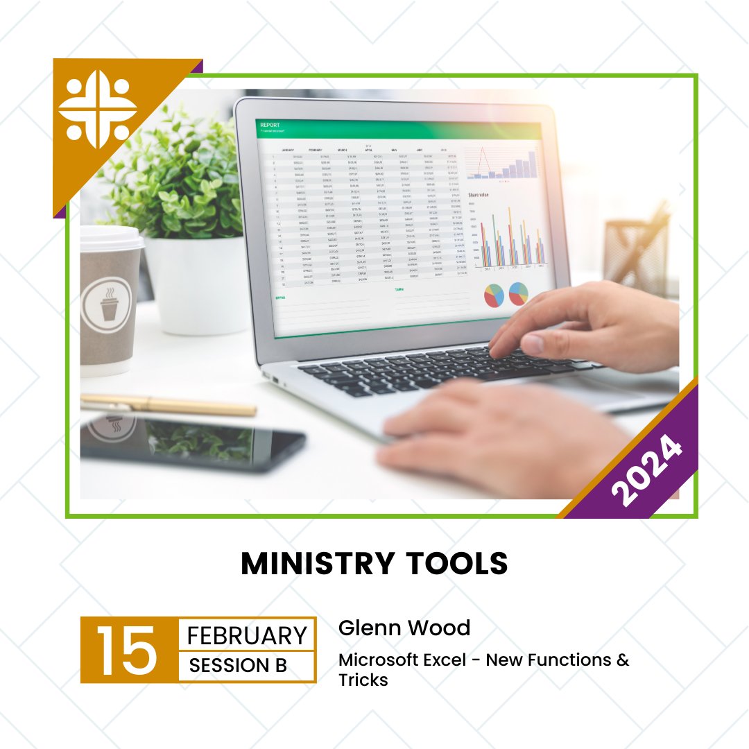 Work smarter, not harder! Come learn tips and tricks of the trade to enhance the efficiency and usefulness of your spreadsheets! 

#CMCTransform2024 #education #conference #excel