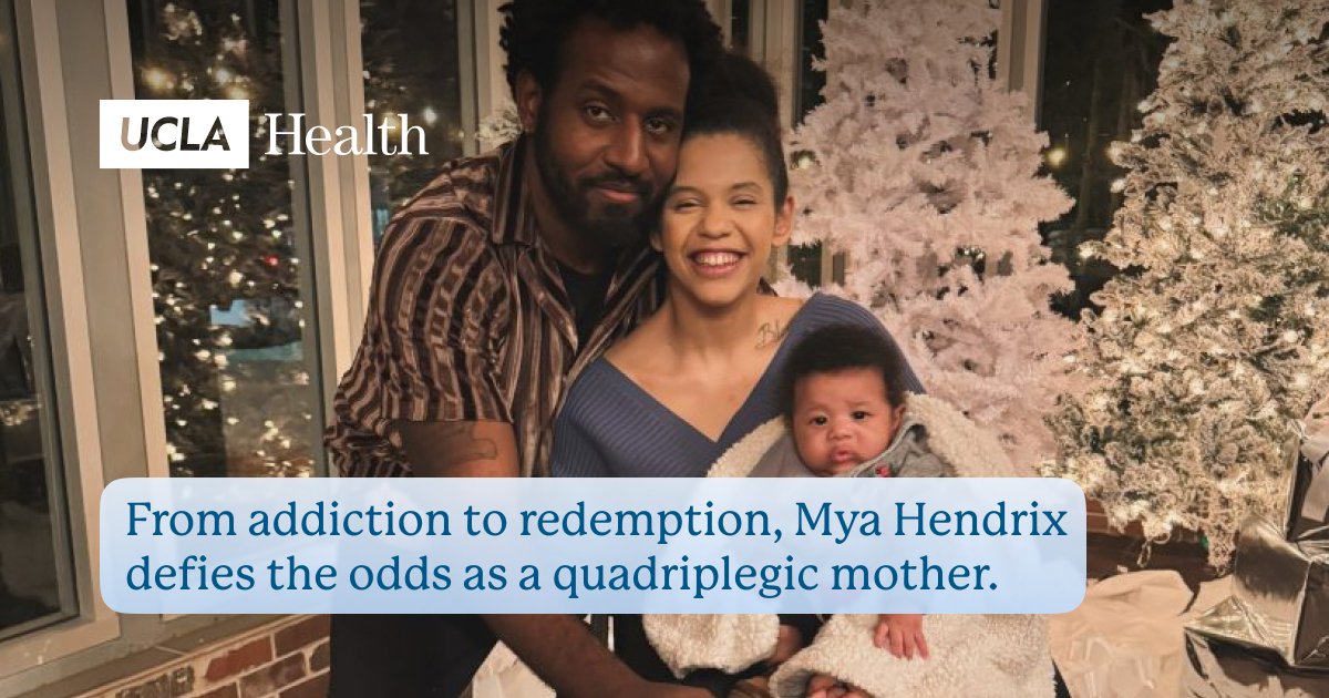 From battling addiction and surviving a kidnapping to defying the odds as a quadriplegic mother, Mya Hendrix is a testament to the strength within us all. Read her full story here: bit.ly/48OL6nw #Motherhood #MotherhoodJourney #Inspiring #Resilience #UCLAHealth