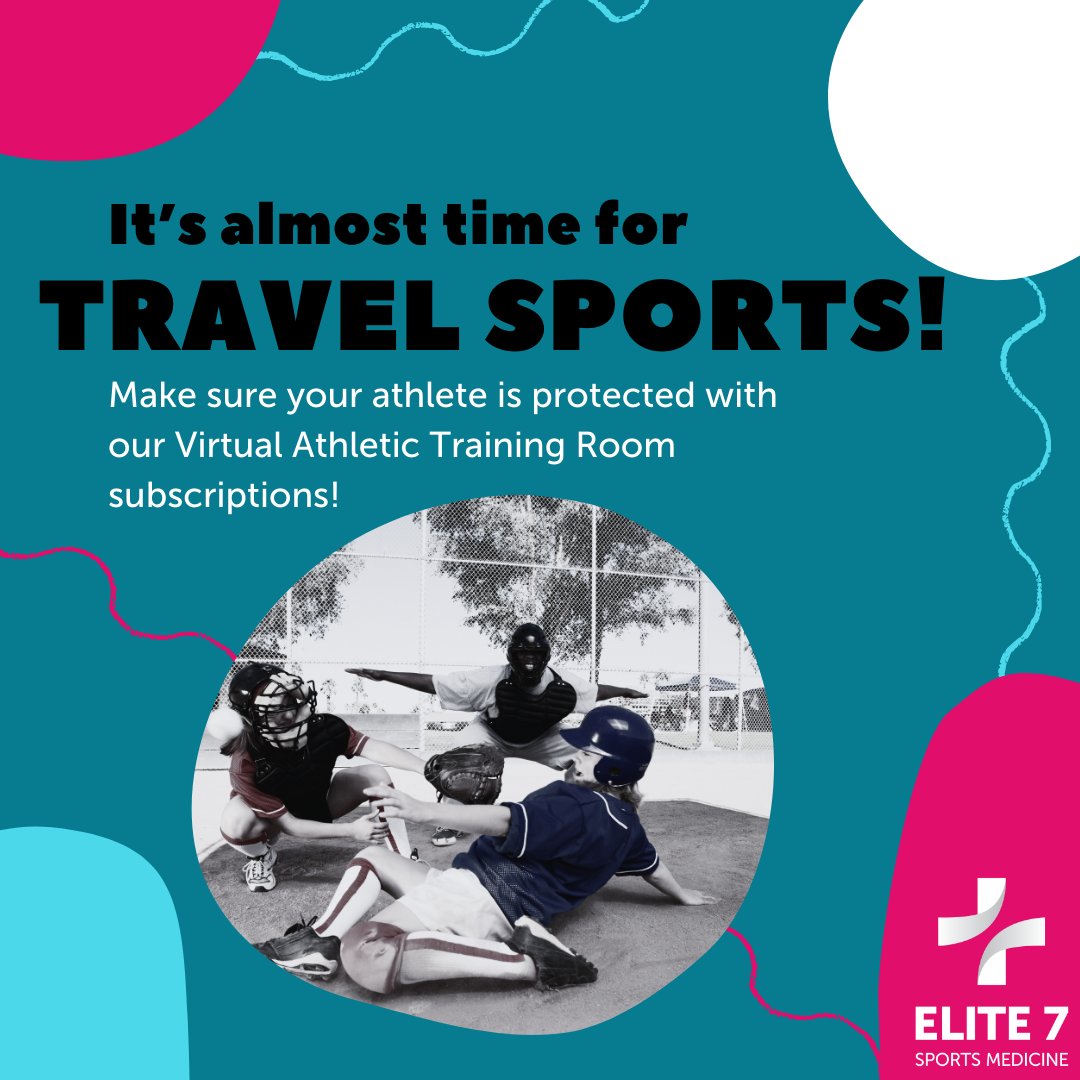 e7sportsmed's tweet photo. With travel sports starting up soon, give your athlete the best protection with a subscription to the Elite 7 Virtual Athletic Training Room.
Appointments available 7 days a week from ANYWHERE!
Get more information here!
https://t.co/tjS7oBM386
#e7advantage #elite7 #VATR https://t.co/GiD1ITJJmj