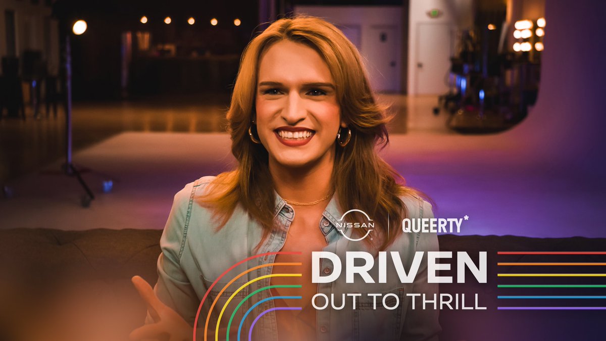 Queerty's tweet photo. In this episode of Queerty’s DRIVEN: Out to Thrill, presented by
@NissanUSA, we talk to Laurel Charleston — the artist behind some of today’s most iconic makeup looks — about the thrill of living your most authentic self #Nissan #PartnersofProgress https://t.co/3R0c1hDgtb' https://t.co/OLD2eN637m