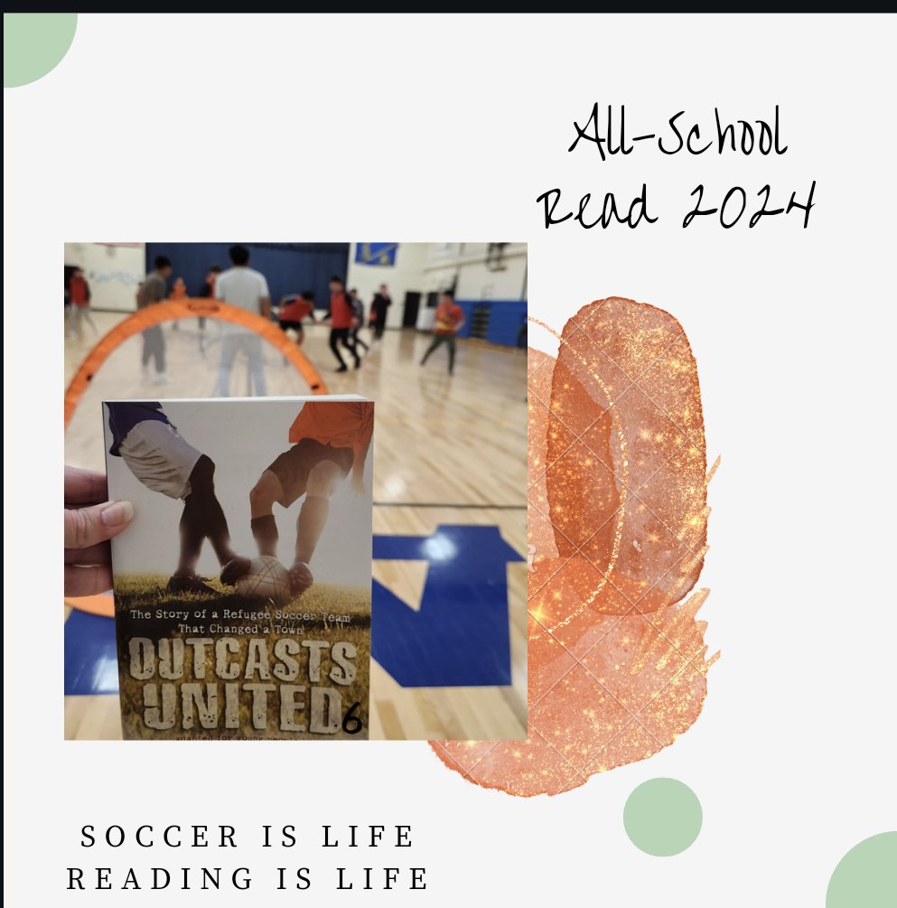 We greatly appreciate York's Varsity Soccer Team for hosting clinics for each grade level at Churchville over the past two weeks to promote our All School Read, Outcasts United by Warren St. John. 🐴⚡⚽#WeAreChurchvilleD205 #WeAreD205