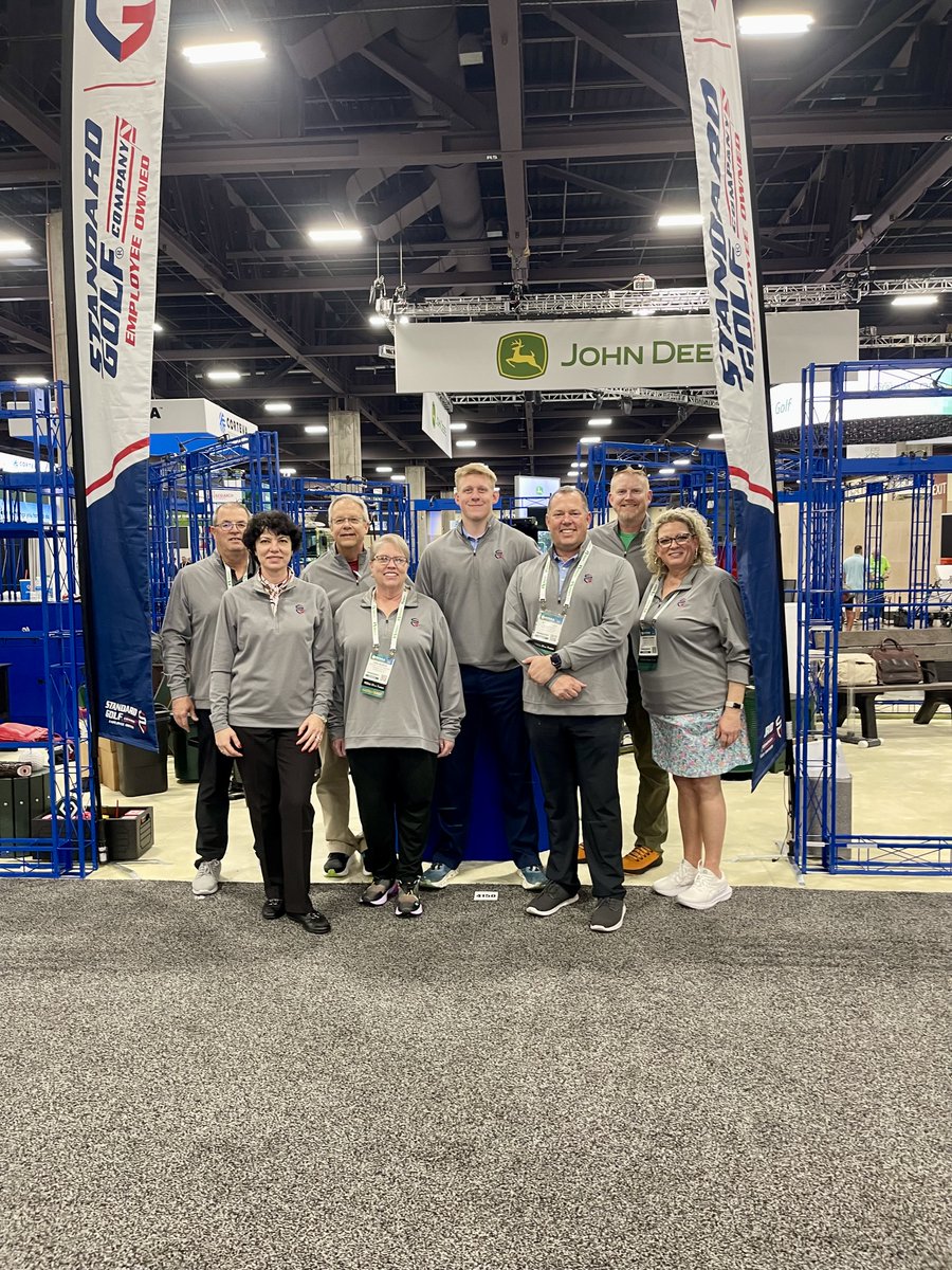 StandardGolf's tweet photo. 🔵 Thank you to all of you who stopped in to check out everything Standard Golf has to offer at the GIS 2024. Thank you Distributors, Manufacturers, Superientendents, and everyone else who helps make Standard Golf the leading and most complete line of Golf Course Accessories. 🔴 https://t.co/VNichbeh00