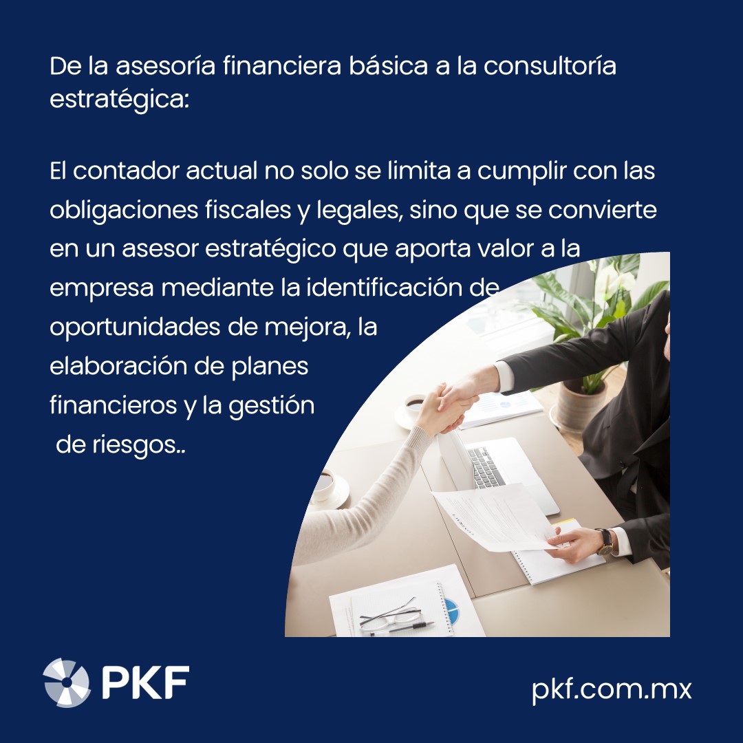 La automatización de tareas repetitivas mediante software y herramientas digitales ha liberado al profesional de la contabilidad de la carga administrativa.

#finanzas
#economía
#libertadfinanciera
#contabilidadgerencial
#contabilidadfinanciera
#somosPKF 
#PKFMéxico