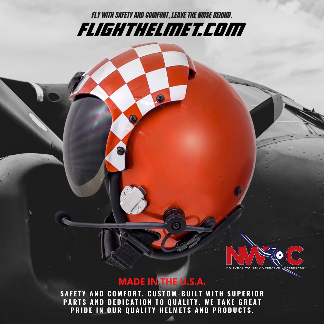 FlightHelmets's tweet photo. Next week we will be at NWOC, come by and say hi 👋 February 8th-11th.✈️😍 #airshow #vintageflying #warbird #flighthelmet #flighthelmets https://t.co/A0CNdMzTSO