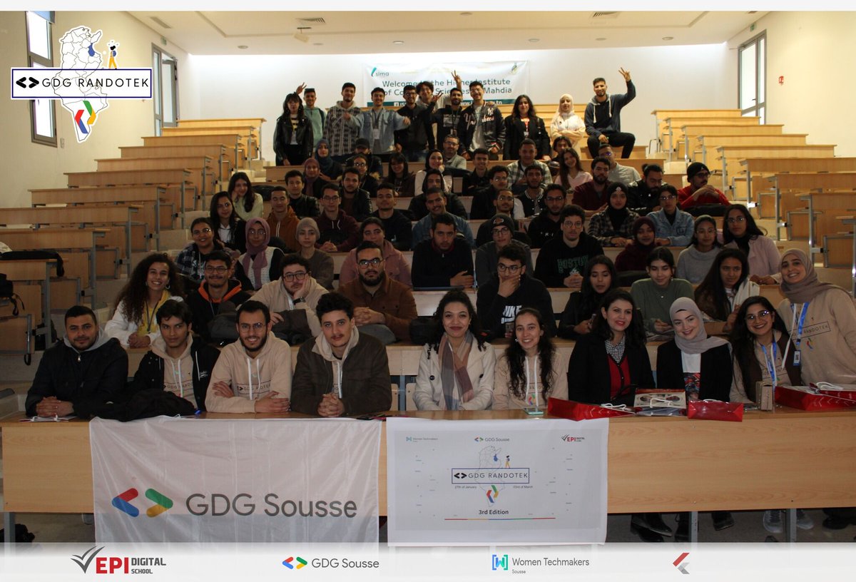 GDGSousse's tweet photo. GDG RandoTek's debut in Mahdia was a tech-fueled blast!๐คฉ
From lively discussions to hands-on activities, our first session was a hit. ๐ฅโก๏ธ
#gdgrandotek #gdgsousse @wtm_sousse #GDGMena #flutter #AI #android #web #golang #cloud @Nour_BOUAYADI @googledevs @BarisYesugey https://t.co/dzz5AeYuIg