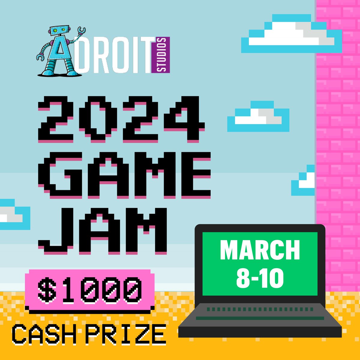 Calling all artists, designers and developers! Want to create a game in a 48 hour contest for a chance to win $1,000?! Then come compete in our Game Jam! You do NOT need experience with creating games, everyone is welcome!

More info and registration: mizzou.us/gamejam24