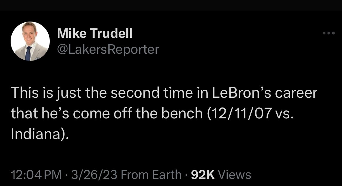GuruLakers's tweet photo. Reminder he did this when Bron was ready but it would require removing Schröder from the starting lineup
I know why Bron/AD REALLY sat tonight.
All Hail Taurean, the TRUE King. #ImmovableObject https://t.co/pGsBDrx8UE