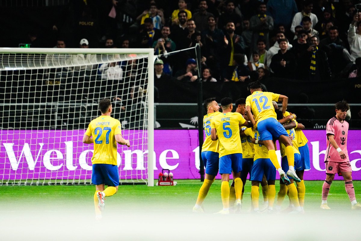 n3ijat's tweet photo. الهدف الاول اشعل المباراة 😍
.
@AlNassrFC @InterMiamiCF @RiyadhSeason  #النصر_انترميامي https://t.co/yy0C2bhTEK