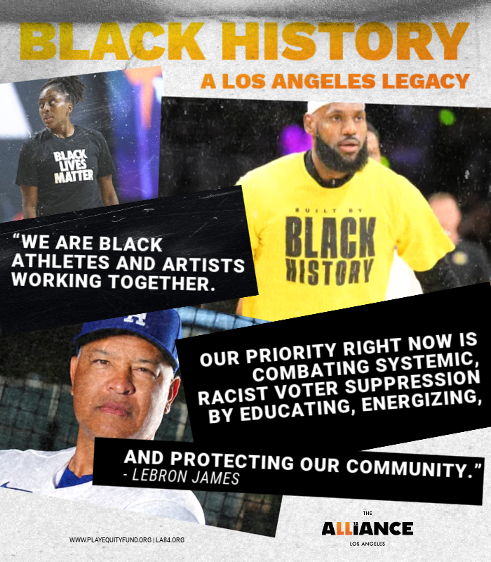 As #BlackHistoryMonth begins we honor the players, coaches and staff of The Alliance who inspire our work to empower youth to use sports & the power of play as a vehicle to create change. #BHM