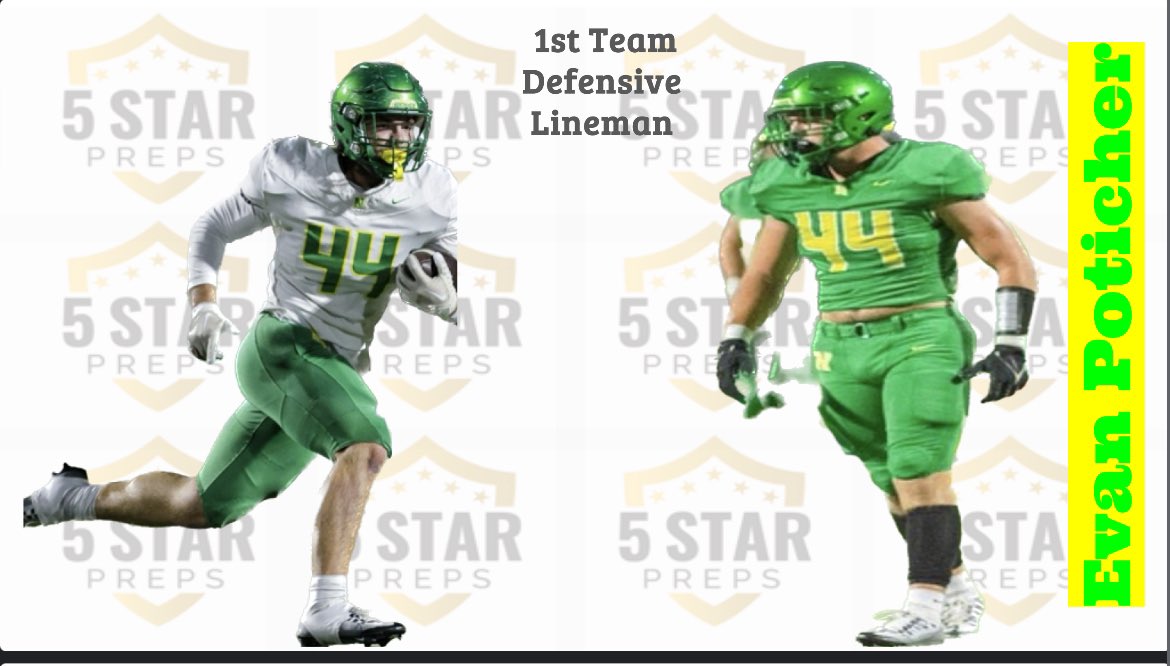 Congratulations to Evan Poticher on being named to the 5 Star Preps 1st Team as a Defensive Lineman