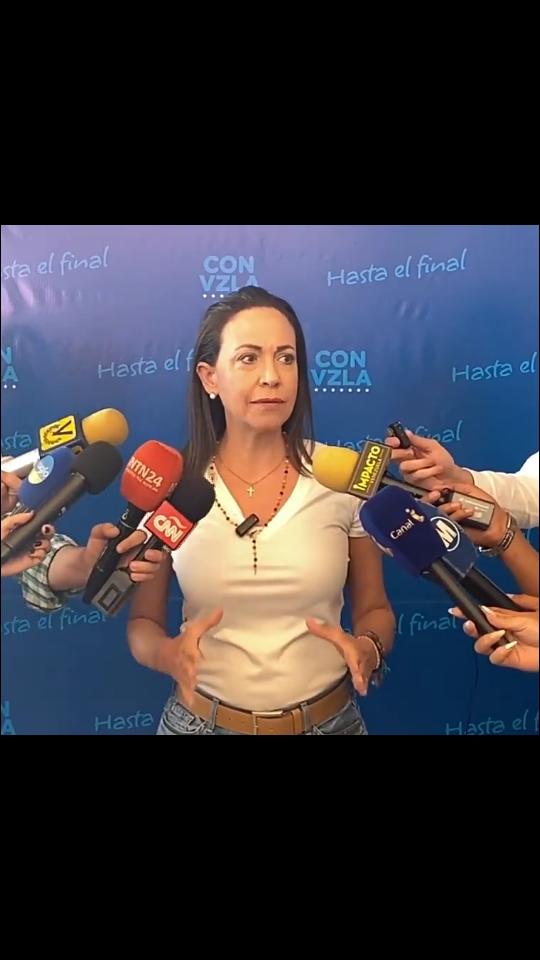 Última hora, declaraciones de @MariaCorinaYA 'Si @NicolasMaduro no me habilita acudiré a CORPOELEC para que me haga borrón y cuenta nueva, vamos hasta el final' 😂😂😂😂😂😂😂