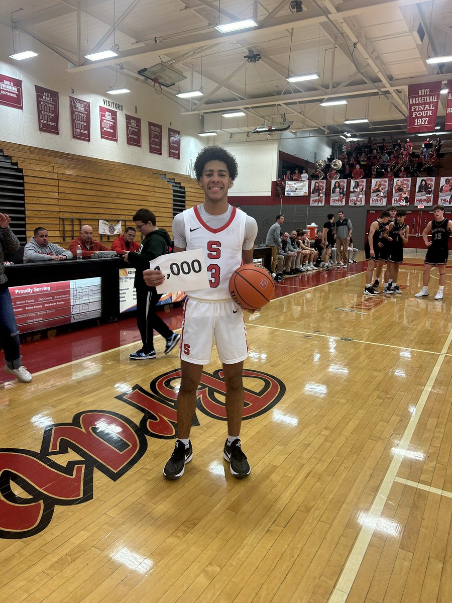 Congratulations young man, welcome to the 1,000 point club! Nice work Zay!
