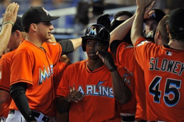 If Willy Adames is the Marlins opening day shortstop I will buy everyone who RTs this an orange Marlins jersey