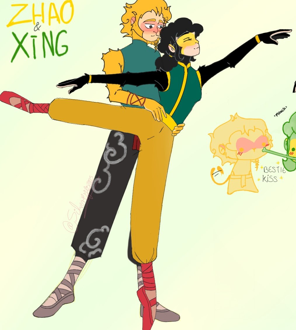 Eyes_005's tweet photo. โ๏ธ๐ธ
They two little Friends are couple ballet dancing, are sooooo cute (โ ย โ โโ โฟโ โโ ย โ )โ โก
Xฤซng belongs: @Ranchana02
.
.
.
.
(And Yep, Zhao and Dฤn are not oclmk, i just say it)
#ocmonkey #monkeydraw #ocart https://t.co/ZEO3uabLFC
