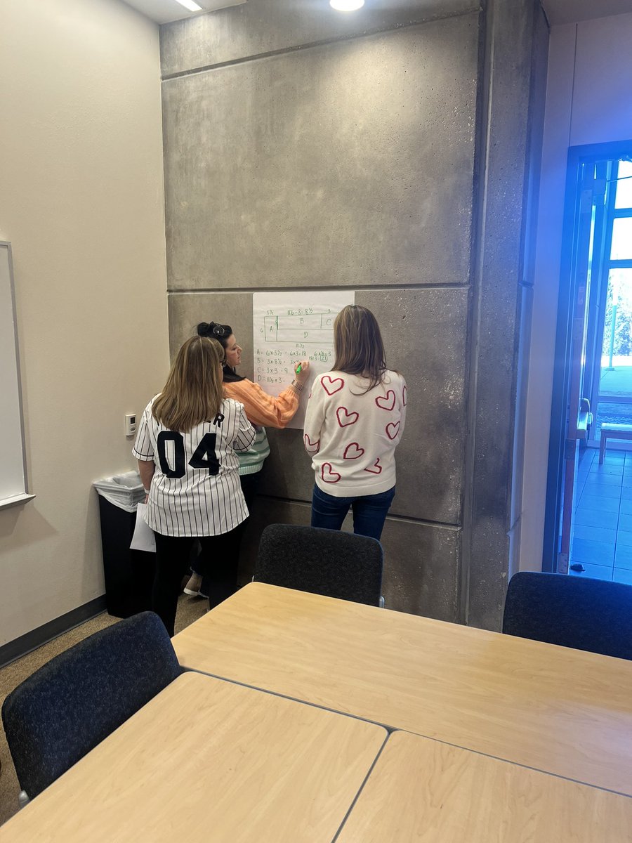 danijacksonmath's tweet photo. Challenging math tasks in the task and share structure are infectious! You should have heard the level of excitement in the room today as these 3-5 teachers solved a 5th grade @ExemplarsK12! I โค๏ธ our teachers! @IC_K8Stafford #FISDmathworkshop https://t.co/9WlLewVgBG
